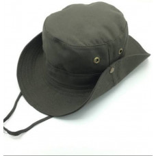 Yazlık Katlanabilir Safari Fötr Şapkası Haki Yeşili